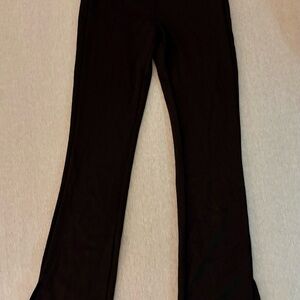 Black Flared High Rise Yoga Pants